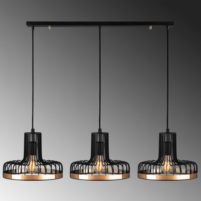 Opviq Fellini - MR - 774 Negro y cobre Opviq Fellini - MR - 774 Negro y cobre